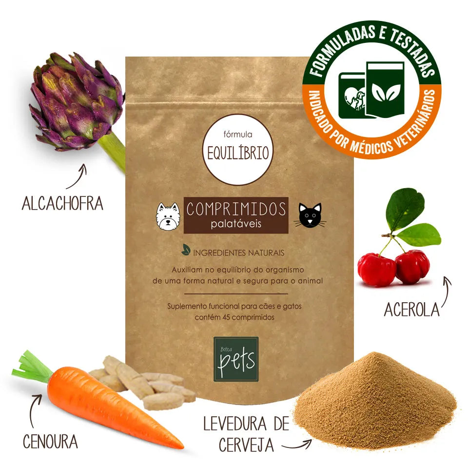 Suplemento em Comprimidos Mastigáveis - Fórmula Equilíbrio