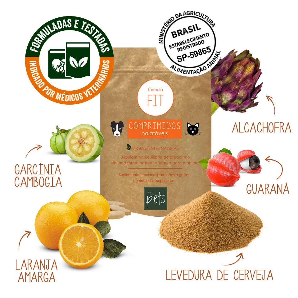 Suplemento em Comprimidos Mastigáveis - Fórmula Fit