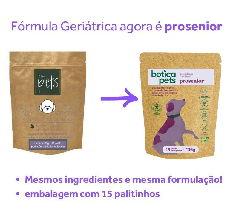 Suplemento em Palitos - Fórmula Geriátrica/Prosenior