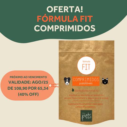 Suplemento em Comprimidos Mastigáveis - Fórmula Fit